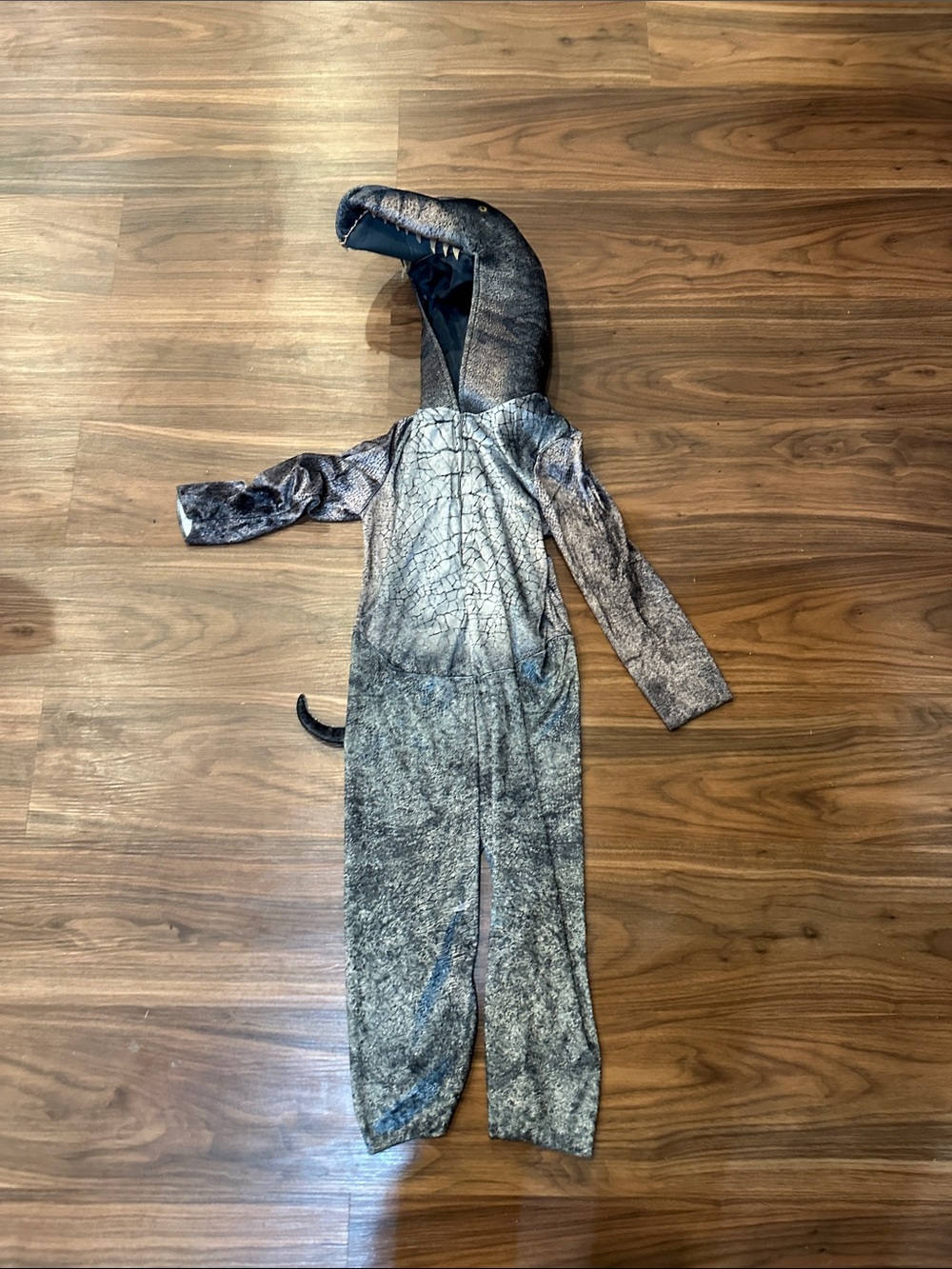 Kids Classic Jurassic World Rebirth™ T-Rex Hooded Jumpsuit Costume XS 3T-4T